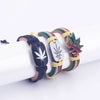Ganja Style Leather Bracelet - Zodeys