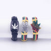 Ganja Style Leather Bracelet - Zodeys