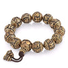 Traditional Tengyur Brass Prayer Beads Bracelets - Zodeys