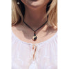 Hand carved Yin-Yang Tagua Nut Pendant Necklace - Zodeys
