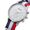 White & Blue NATO Band Watch [2 Variants] - Zodeys