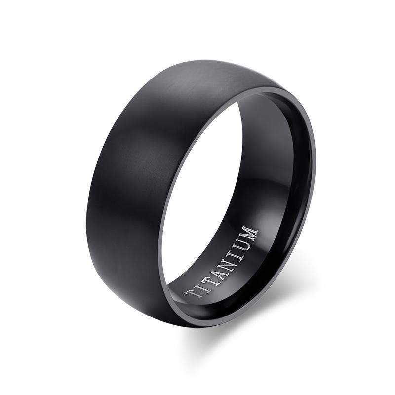 Matte Finished Titanium Ring - Zodeys
