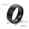 Matte Finished Titanium Ring - Zodeys
