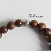 Tiger Skin Sandalwood White Copper Six Mantra Bracelet - Zodeys