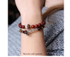 Red Sandalwood Bodhi Seed Beaded Bracelet