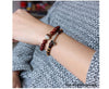 Red Sandalwood Bodhi Seed Beaded Bracelet