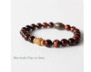 Tiger Eye Stone Tibetan Agate Beaded Bracelet - Zodeys