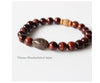 Tiger Eye Stone Tibetan Agate Beaded Bracelet - Zodeys
