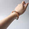 Wood Mala & Chinese Cloisonne Bracelet - Zodeys