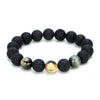 Prime Sinister Lava Stone Beaded Bracelet - Zodeys