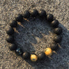 Prime Sinister Lava Stone Beaded Bracelet - Zodeys