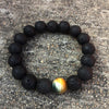 Prime Sinister Lava Stone Beaded Bracelet - Zodeys