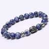 Tibetan Agate Natural Stone Buddha Bracelet - Zodeys