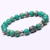 Tibetan Agate Natural Stone Buddha Bracelet - Zodeys