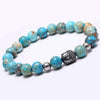 Tibetan Agate Natural Stone Buddha Bracelet - Zodeys