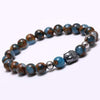 Tibetan Agate Natural Stone Buddha Bracelet - Zodeys