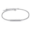 925 Sterling Silver Crystal Charm Bracelet - Zodeys