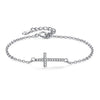925 Sterling Silver Crystal Charm Bracelet - Zodeys