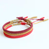 Tibetan Buddhist Handmade Charmed Knots String Bracelets - Zodeys