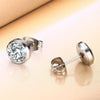 Silver Cubic Zirconia Stud Earrings