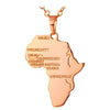 Africa Pendant Necklace - Zodeys