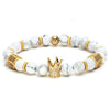 Imperial Crown Natural Stone Charm Bracelet - Zodeys
