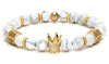 Imperial Crown Natural Stone Charm Bracelet - Zodeys
