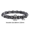 Machiavelli Grey Jasper Stone Micro Paved Bracelet - Zodeys