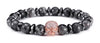 Machiavelli Grey Jasper Stone Micro Paved Bracelet - Zodeys