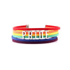 Suede Leather Pride Bracelet