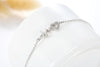 925 Sterling Silver Crystal Charm Bracelet - Zodeys