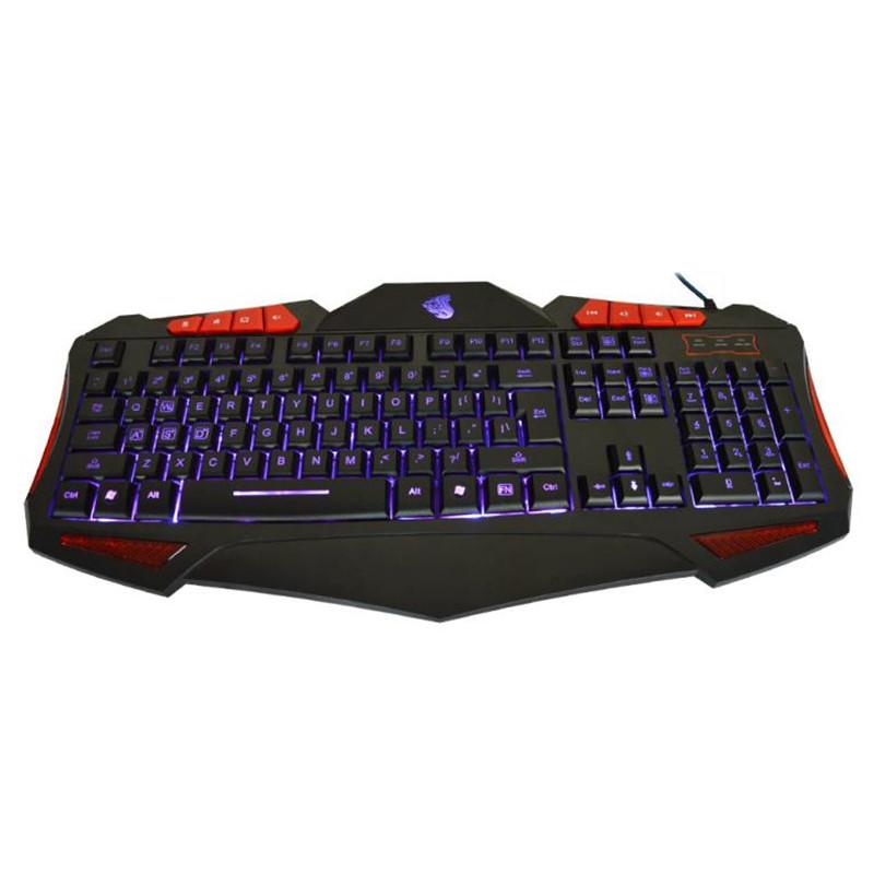 2017 New Arrival USB Wired 19 Key LED USB Gaming Keyboard with 7 Adjustable Colorful Backlights - Zodeys