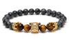 Bulldog Millionaire Natural Stone Beaded Bracelet - Zodeys
