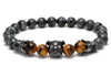 Bulldog Millionaire Natural Stone Beaded Bracelet - Zodeys