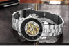 Onyx Gold Mechanical Skeleton Watch - Zodeys