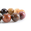 Hand-polished Multi-colored Sandalwood Beaded Mala Bracelet - Zodeys