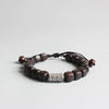 South African Sandalwood Om Mani Padme Hum Charm Bracelet