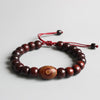 Tibetan Buddhist Handmade Red Sandalwood Prayer Bracelet - Zodeys