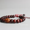 Tibetan Buddhist Handmade Red Sandalwood Prayer Bracelet - Zodeys