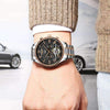 Rose Gold Mechanical Tourbillon Watch