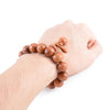 Hand-carved Sanskrit Incantations Sandalwood Prayer Beads Bracelet - Zodeys