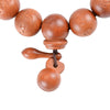 Hand-carved Sanskrit Incantations Sandalwood Prayer Beads Bracelet - Zodeys