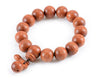 Hand-carved Sanskrit Incantations Sandalwood Prayer Beads Bracelet - Zodeys