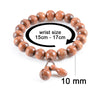 Hand-carved Sanskrit Incantations Sandalwood Prayer Beads Bracelet - Zodeys