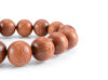 Hand-carved Sanskrit Incantations Sandalwood Prayer Beads Bracelet - Zodeys