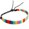 Rainbow Macramé Nylon Pride Bracelet