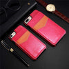 Vertical Flip Card Holder Leather Case For iPhone - Zodeys