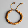 Wild Yak Bone Hand-carved Sun & Moon Totem Bracelet - Zodeys