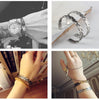 Twisted Yungin Silver Wire Cuff Bangle - Zodeys