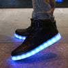 Golden / Silver LED Sneakers - Shoes - Zodeys